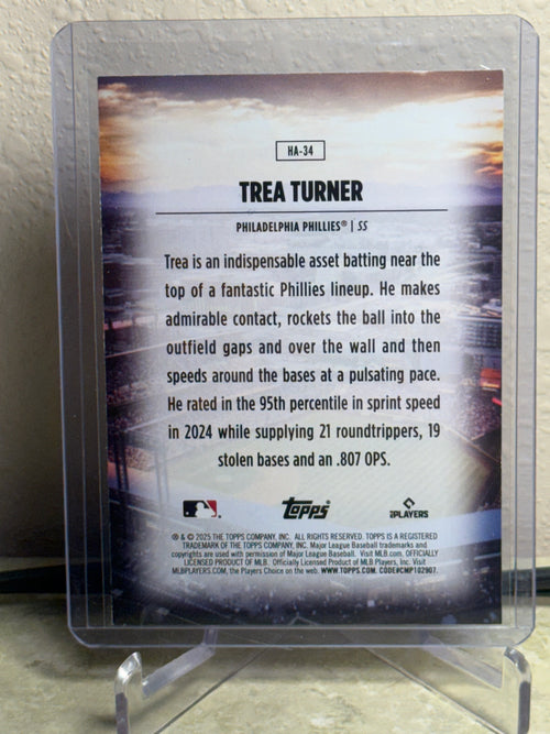 Trea Turner 2025 TOPPS Home Field Advantage